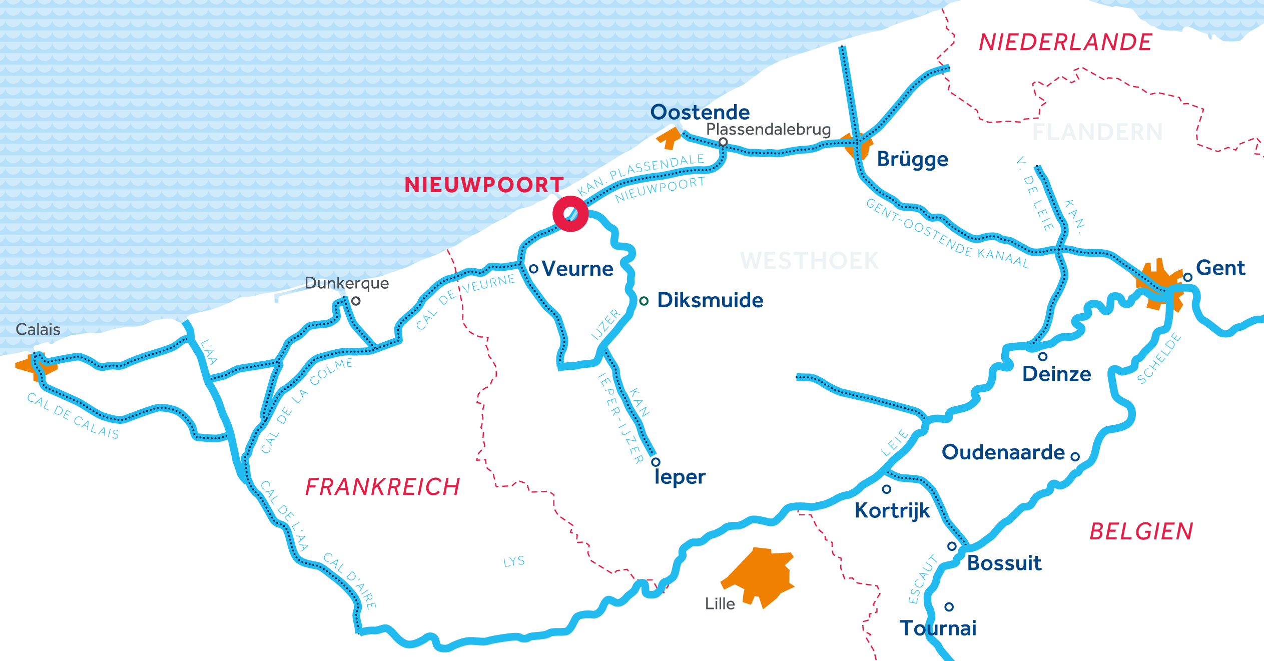 Karte: Flandern