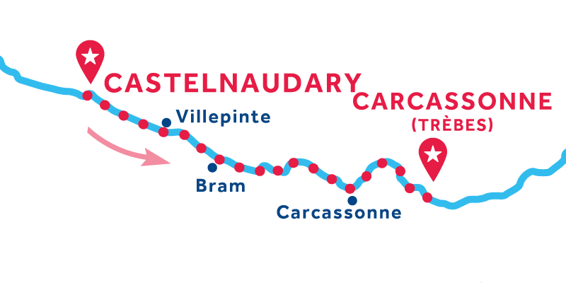 Castelnaudary nach Trèbes