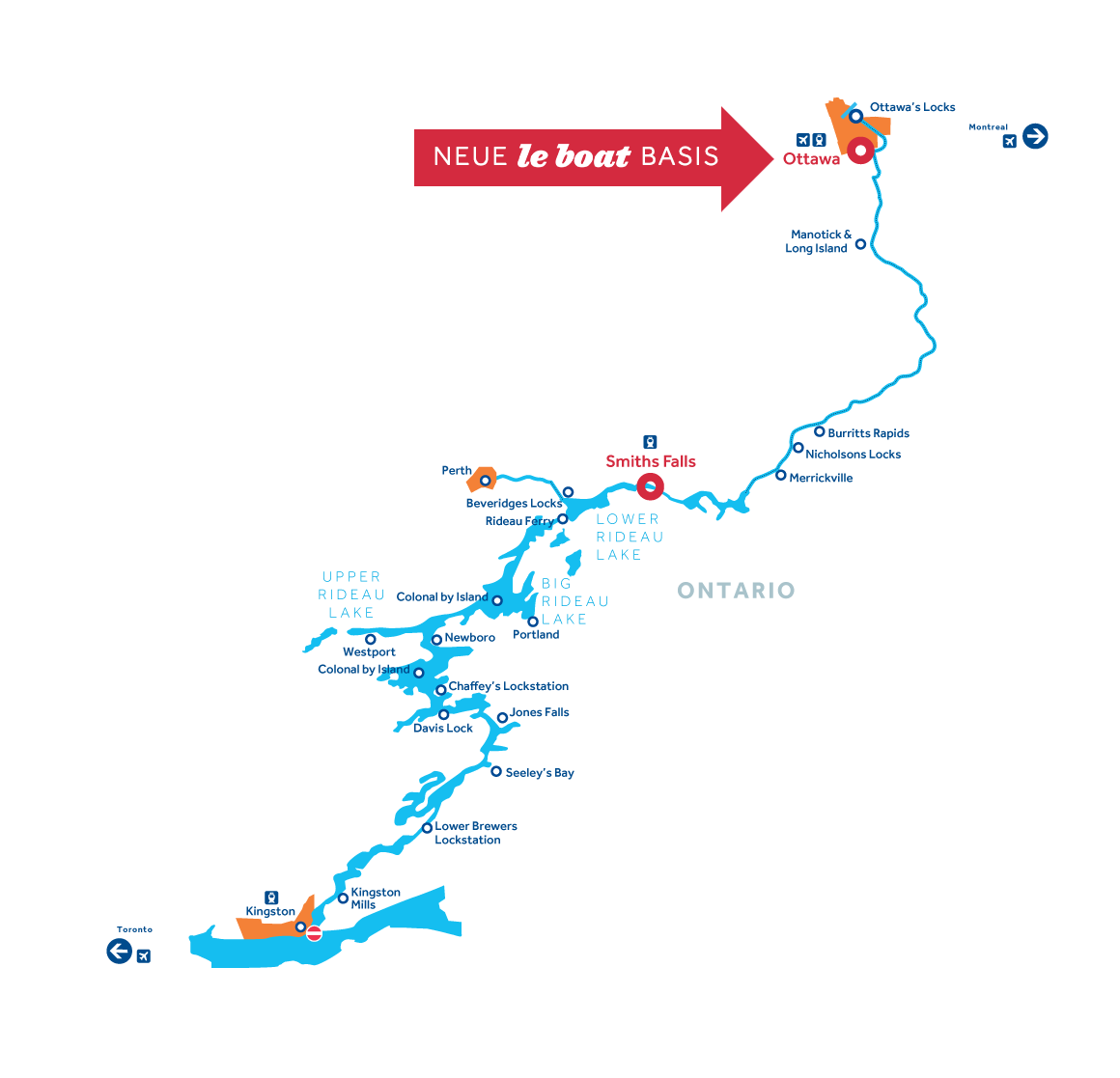 Karte: Rideau Canal