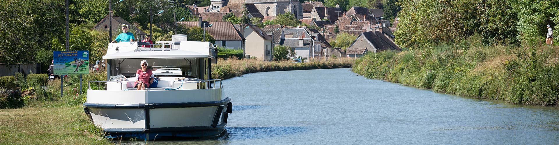 Bootverhuur zonder vaarbewijs in Bourgondië