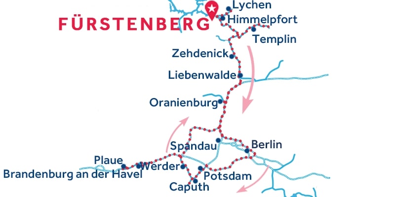 Fürstenberg über Berlin, Potsdam and Plaue